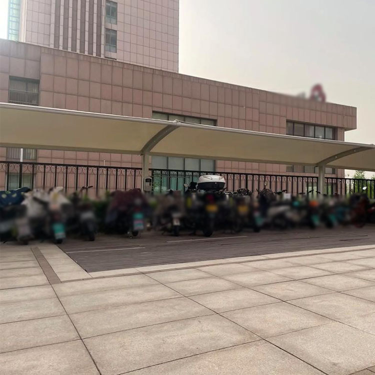 鄂尔多斯膜结构电动车棚