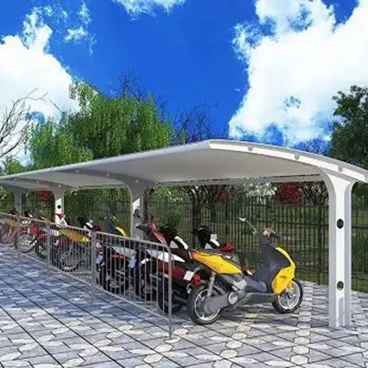 鄂尔多斯膜结构电动车棚